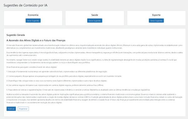 Feed News Pro - Notícias regeneradas automáticas - Imagem 3