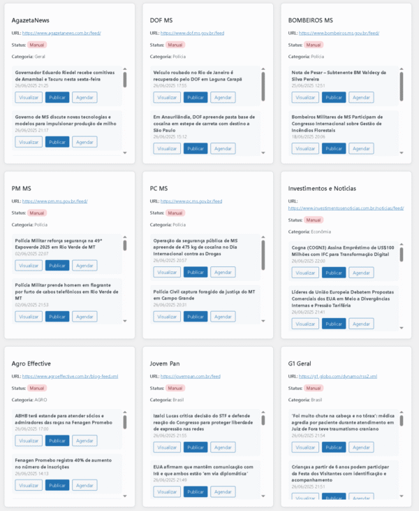 Feed News Pro - Notícias regeneradas automáticas - Imagem 2