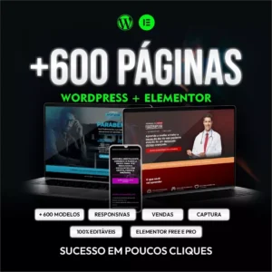 UltraPack: +600 Páginas Elementor PRO e FREE + Brindes