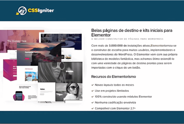 CSSIgniter Elementorism | 56 Landing Pages Profissionais