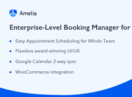 Amelia – Enterprise-Level Appointment Booking