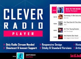 CLEVER – Shoutcast and Icecast Radio Player for WPBakery Page Builder