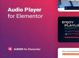 Audier – Audio Player with Controls Builder for Elementor