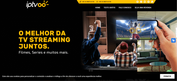 Script de site pronto para IPTV em PHP
