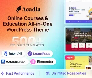 Education WordPress Theme For University & Online Course – Acadia