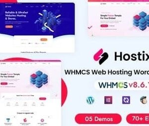 Hostix – Hosting WHMCS WordPress Theme