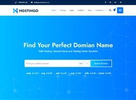 Hostingo – Hosting WordPress & WHMCS Theme