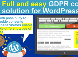 WeePie Cookie Allow – Complete GDPR / AVG / CCPA Cookie Compliance WordPress plugin