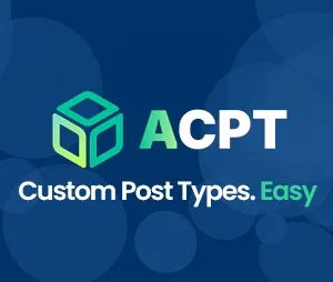 ACPT – Custom Post Types Plugin for WordPress