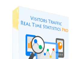 Estatísticas de tráfego de visitantes em tempo real pro