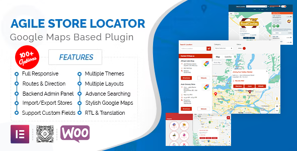 Agile Store Locator ( Google Maps ) For WordPress