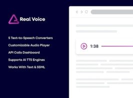 Real Voice – AI Text to Speech Plugin for WordPress