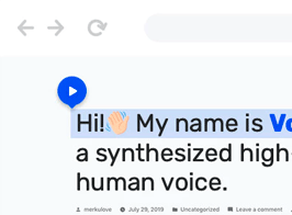 Voicer – Text to Speech Plugin for WordPress