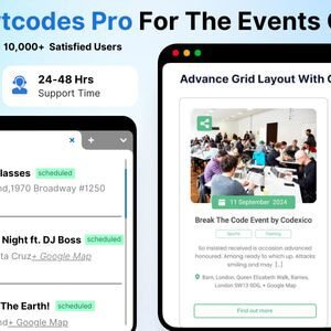Events Shortcodes Pro – For The Events Calendar