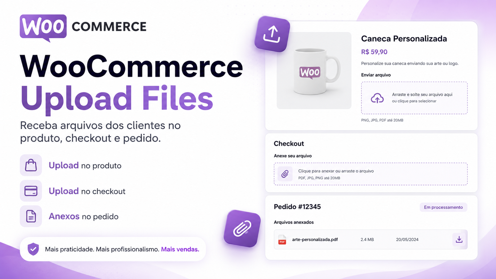WooCommerce Upload Files